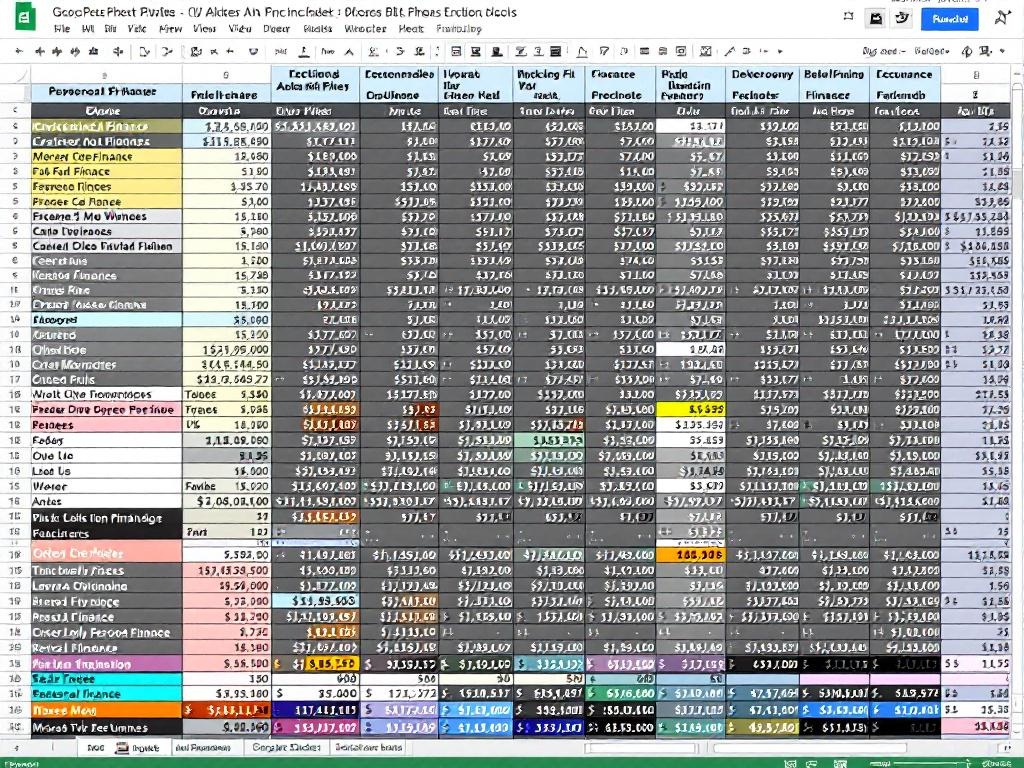 Messy spreadsheet planning